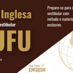 Imagem de capa para o Curso online INGLÊS na UFU 2025