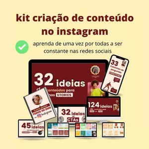 Imagem de capa para o Curso online Kit Criação de Conteúdo no Instagram Antigo (Encerrado)