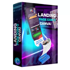 Imagem de capa para o Curso online Edição e Design - Landing Page com o Canva