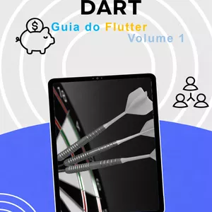 Imagem de capa para o Ebook Guia do Flutter - V1
