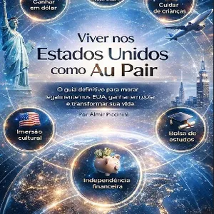 Imagem de capa para o Ebook Viver nos Estados Unidos como Au Pair