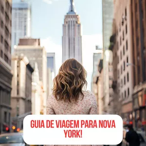 Imagem de capa para o Ebook Guia de Viagem para Nova York!