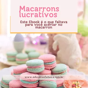 Imagem de capa para o Ebook Macarrons Lucrativos