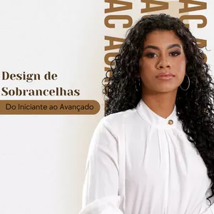 Imagem de capa para o Ebook Design de Sobrancelhas - Do Iniciante ao Avançado Avançado 