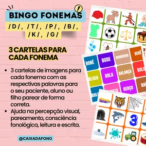 Imagem de capa para o Curso online Bingo Fonemas