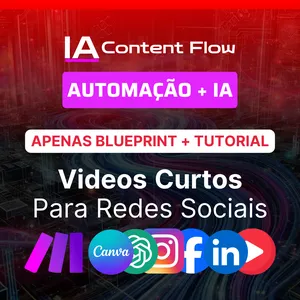 Imagem de capa para o Curso online VIDEOS CURTOS do CANVA - BLUEPRINT + TUTORIAL