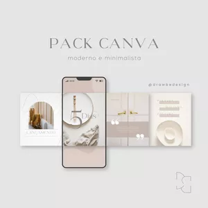 Imagem de capa para o Ebook Pack Canva - Drawbe