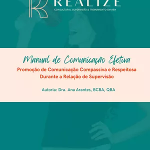 Imagem de capa para o Ebook Manunal de Comunicação Efetiva: Promoção de comunicação compassiva e respeitosa durante a relação de supervisão