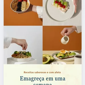 Imagem de capa para o Ebook Emagrecimento em uma semana 