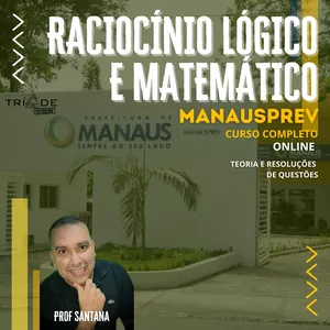 Imagem de capa para o Curso online RACIOCÍNIO LÓGICO E MATEMÁTICO PARA O MANAUSPREV