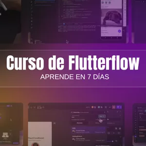 Imagen de portada para Curso online Aprende en 7 días Flutterflow