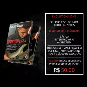 Imagem do curso EVOLUTION LICKS - 35 Licks de guitarra para todos os níveis