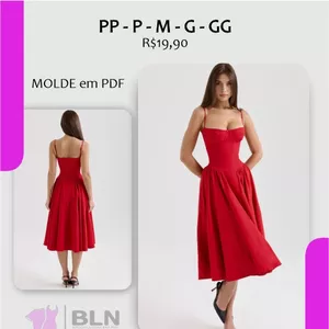 Imagem de capa para o Ebook VESTIDO MIDI CORSET