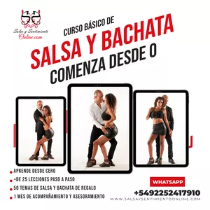 Imagen de portada para Curso online Curso de Salsa y Bachata (Comenza desde 0)