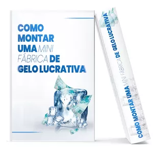 Imagem de capa para o Ebook Como montar um Mini Fábrica de Gelo 
