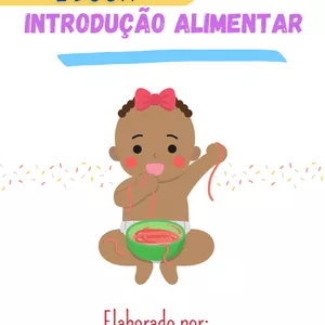 Imagem de capa para o Ebook Ebook introdução Alimentar