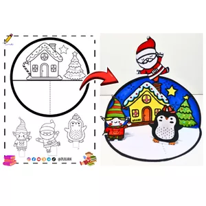 Imagem de capa para o Ebook 🎅5 ATIVIDADES DE NATAL 3D |🎄 ÁRVORE DE NATAL | ATIVIDADE NATALINA PARA EDUCAÇÃO INFANTIL