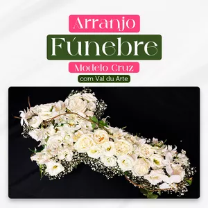 Imagem de capa para o Curso online Arranjo Fúnebre Modelo Cruz