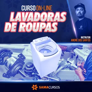 Imagem do curso Curso Online de Lavadoras de Roupas