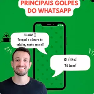 Imagem de capa para o Ebook Ebook REDES SEGURAS - PRINCIPAIS GOLPES DO WHATSAPP