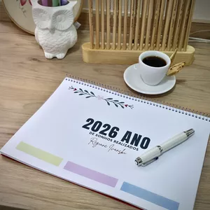 Imagem de capa para o Ebook PLANNER 2026 - ANO DE SONHOS REALIZADOS