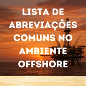 Imagem de capa para o Curso online Lista de Abreviações Comuns no Ambiente Offshore