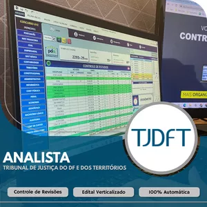Imagem do curso Planilha do Aprovado - TJDFT - Analista Judiciário - Área: Judiciária