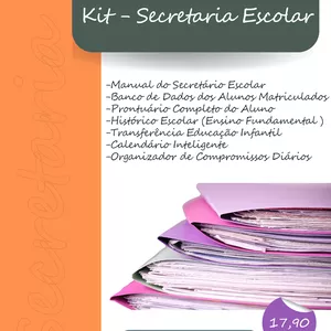 Imagem de capa para o Curso online Kit secretaria escolar 