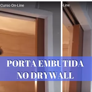 Imagem de CURSO DE PORTA DE CORRER EMBUTIDA NO DRYWALL criado por Larroque Treinamentos  na hotmart