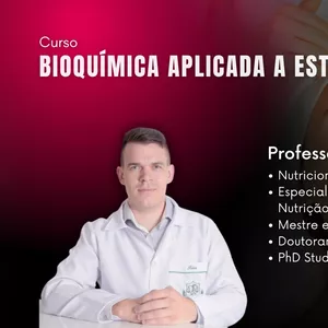 Imagem de capa para o Curso online Bioquímica Aplicada a Estética