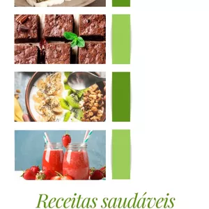 Imagem de capa para o Ebook Receitas culinárias saudáveis 