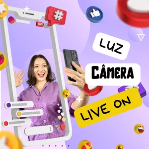 Imagem de capa para o Curso online Luz Câmera Live On