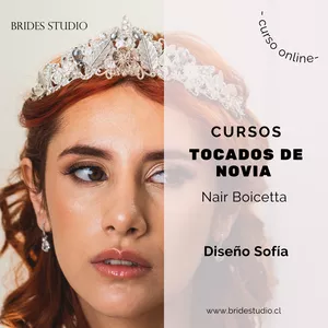 Imagen de portada para Curso online Curso de tocados para novia - Diseño Sofía