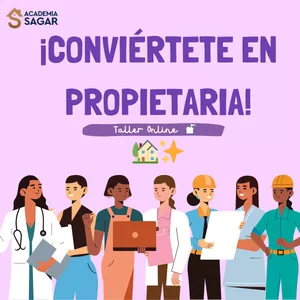 Imagen de portada para Curso online ¡Conviértete en Propietaria! 🏡✨ - Taller Online