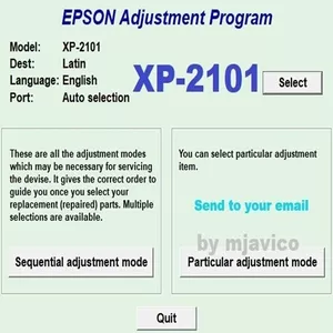 Cover image for Online course AdjProg EPSON XP 2101