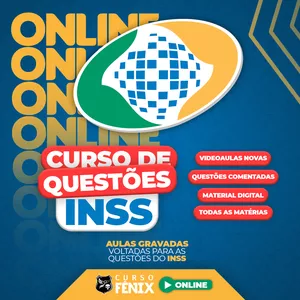 Imagem de capa para o Curso online CURSO DE QUESTÕES INSS - CURSO FÊNIX