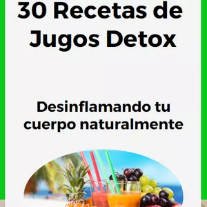 Imagen de portada para Ebook 30 Recetas de Jugos Detox