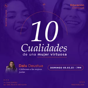 Imagen de portada para Curso online 10 cualidades de una mujer virtuosa - Masterclass