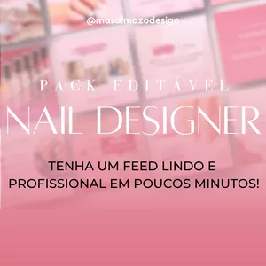 Imagem de capa para o Curso online Pack Nail Designer