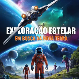 Imagem de capa para o Ebook Exploração Estelar: Em busca da nova terra