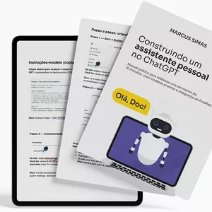 Imagem de capa para o Ebook [MANUAL] Construindo um  assistente pessoal  no ChatGPT