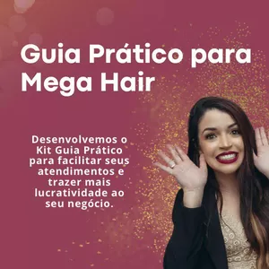 Imagem de capa para o Curso online Guia Prático Para Mega Hair