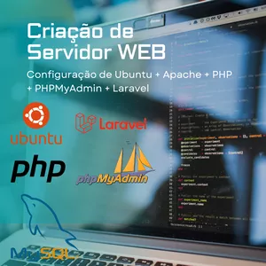 Imagem do curso Criação de Servidor Ubuntu + Apache + PHP + MySQL + Laravel