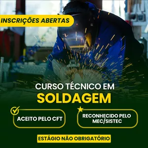 Imagem de capa para o Curso online Curso Técnico Soldagem EAD
