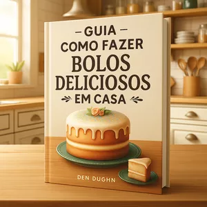Imagem de capa para o Ebook Como fazer bolos deliciosos em casa