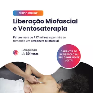 Imagem de capa para o Curso online Curso Liberação Miofascial e Ventosaterapia