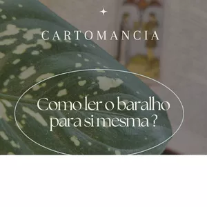 Imagem de capa para o Curso online CARTOMANCIA • como ler qualquer baralho para si mesma?