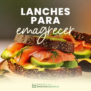 Imagem de capa para o Ebook Lanches Emagrecedores 