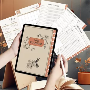 Cover image for Ebook Digital Planner 2026 | Daily, Weekly &amp; Monthly Productivity Planner