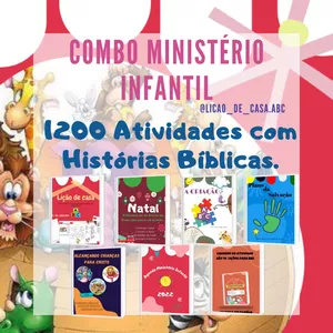 Imagem de capa para o Ebook Combo ministério infantil